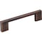 Jeffrey Alexander 96 mm Center-to-Center Brushed Oil Rubbed Bronze Square Sutton Cabinet Bar Pull 635-96DBAC - alternate 1